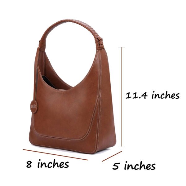 Vaska tan designer handheld handbag - Image 8