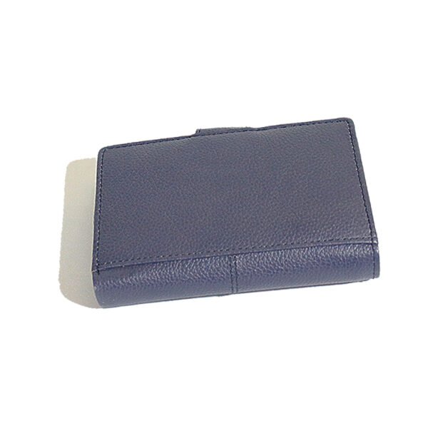 VASKA  genuine leather small blue wallet for women - Image 2