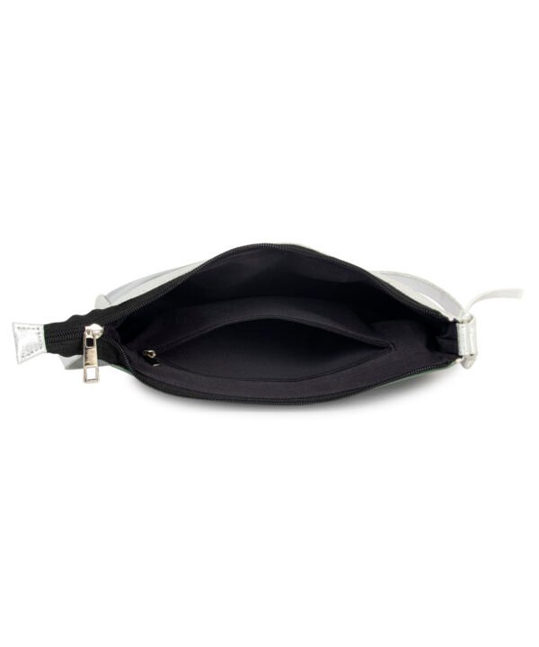 VASKA green-silver baguette bag - Image 4
