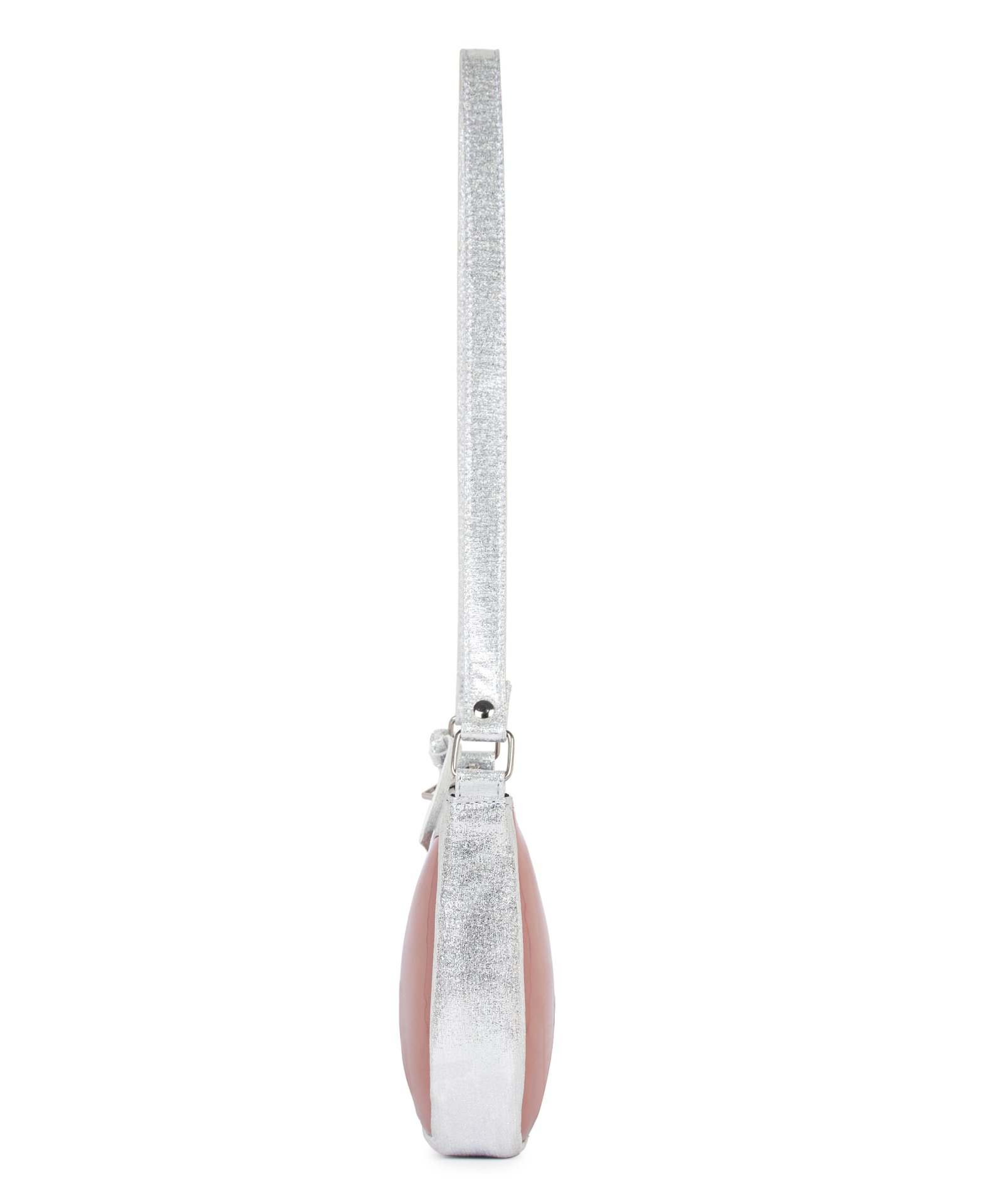 VASKA pink-silver baguette bag - Image 6