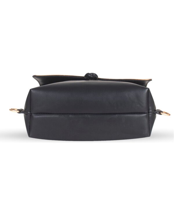 VASKA convertible backpack cum sling bag - black/copper - Image 5