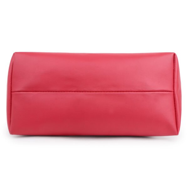 Vaska red PU handbag - Image 4