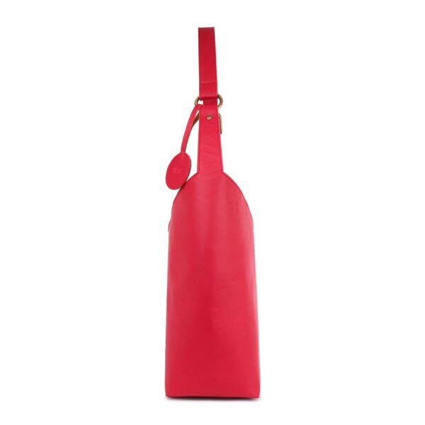 Vaska red PU handbag - Image 5