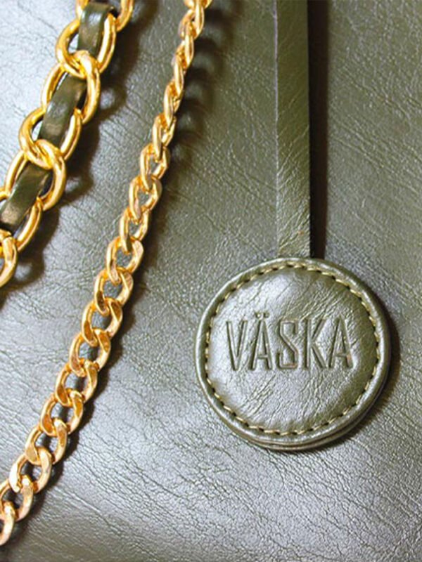 Vaska olive green tote bag - Image 7
