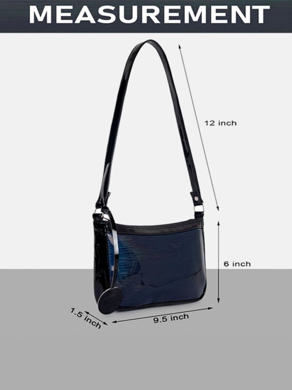 VASKA blue shimmer baguette - Image 7