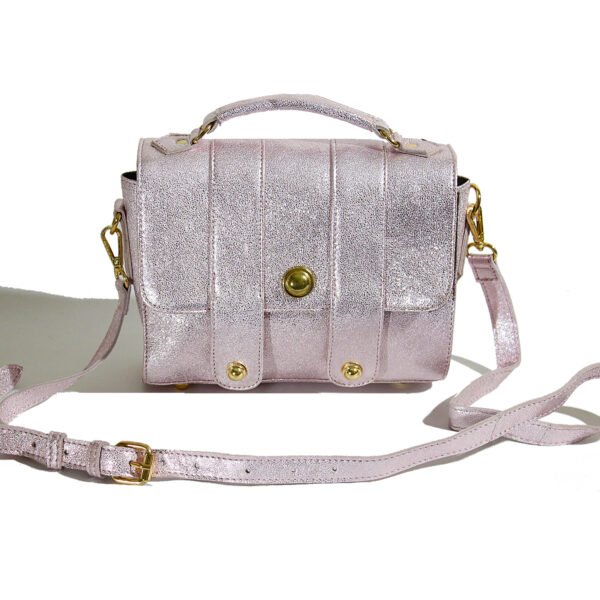 VASKA genuine leather pink satchel - Image 6