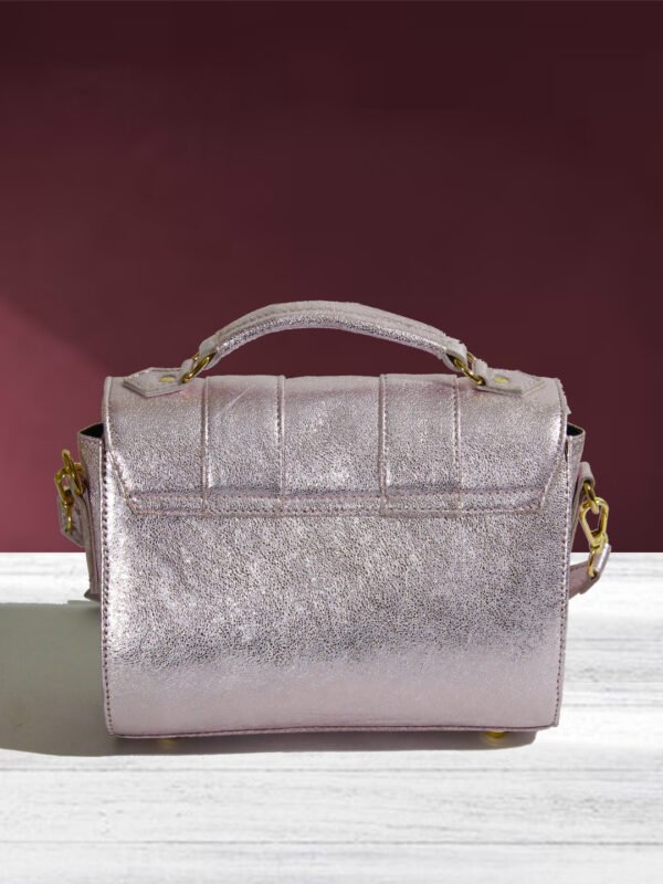 VASKA genuine leather pink satchel - Image 2