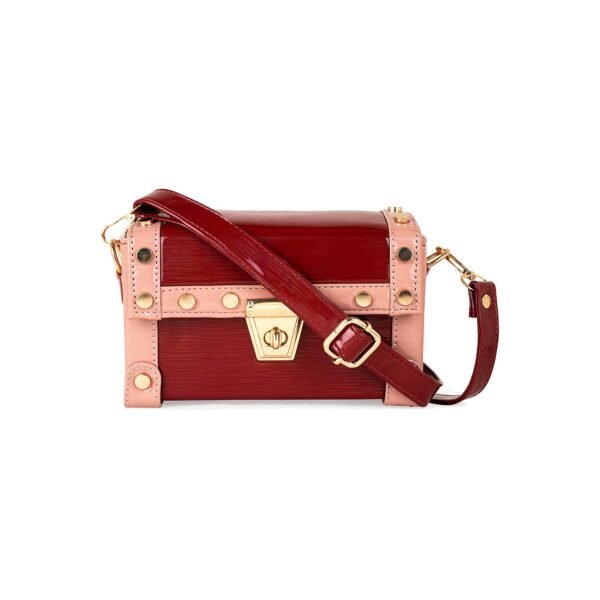 VASKA shimmer maroon sling box - Image 7