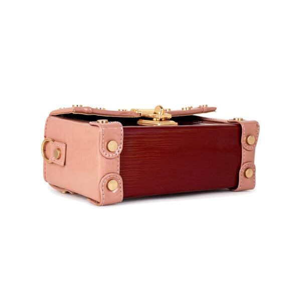 VASKA shimmer maroon sling box - Image 5