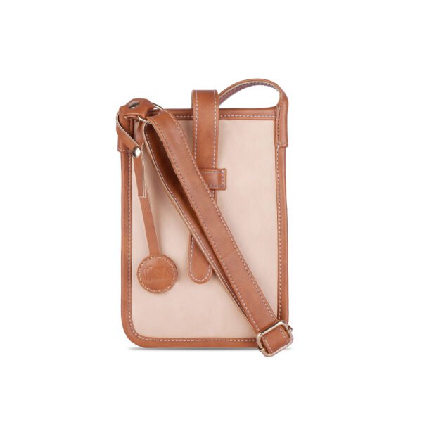 VASKA beige-tan mobile sling - Image 6