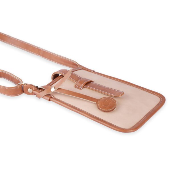 VASKA beige-tan mobile sling - Image 2