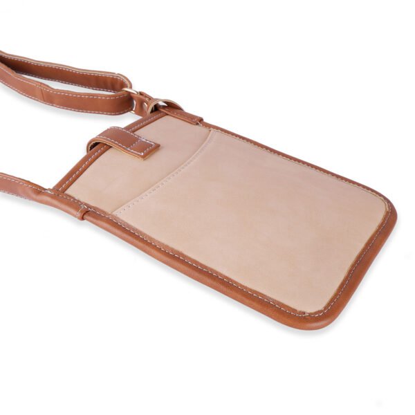 VASKA beige-tan mobile sling - Image 3